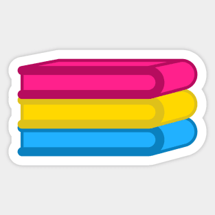 Pansexual Book Flag Sticker